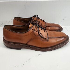 Allen Edmonds Hillcrest Bicycle Stitch Oxfords Chestnut Burnished Leather 9.5 D